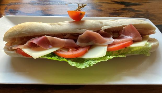 The Northern Echo: Theo's Parma ham and Swiss cheese sandwich